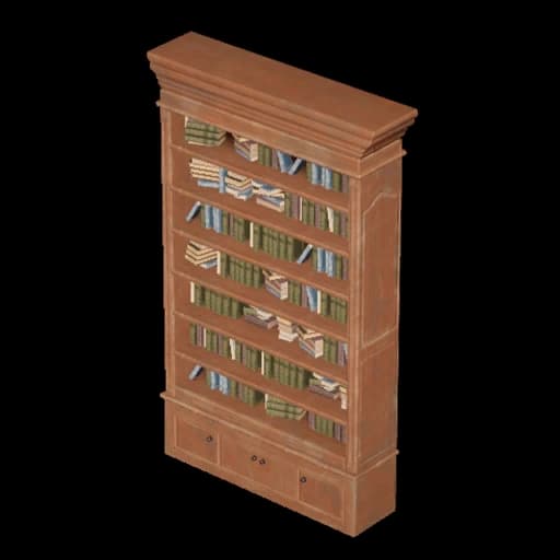 Antique Bookshelf database entry