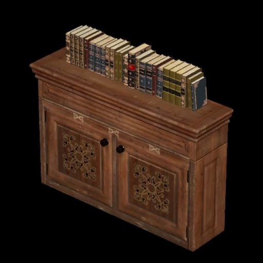 Antique Storage Cabinet Set Palworld item database entry