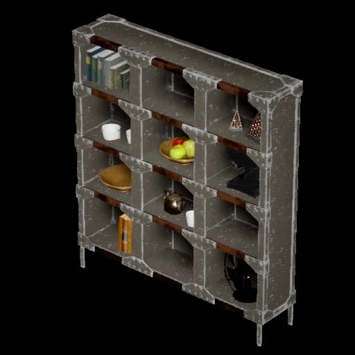 Metal Shelf Set database entry