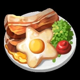 Rushoar Bacon 'n' Eggs Palworld item database entry